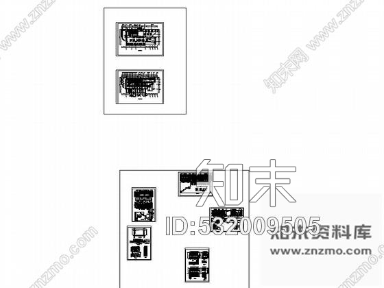 施工图新中式西餐厅室内装修图cad施工图下载【ID:532009505】