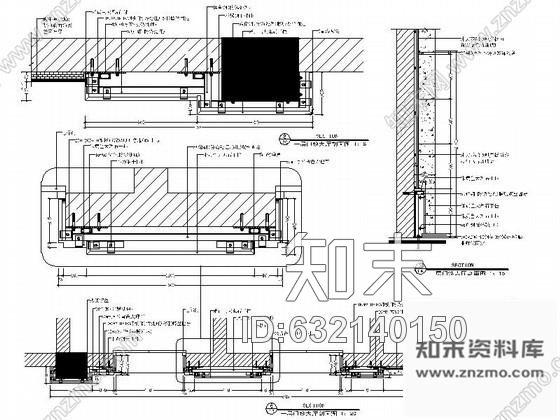 施工图中医院现代门诊大厅室内装修图cad施工图下载【ID:632140150】