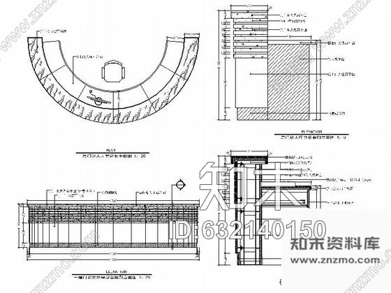 施工图中医院现代门诊大厅室内装修图cad施工图下载【ID:632140150】