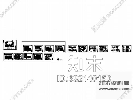 施工图中医院现代门诊大厅室内装修图cad施工图下载【ID:632140150】