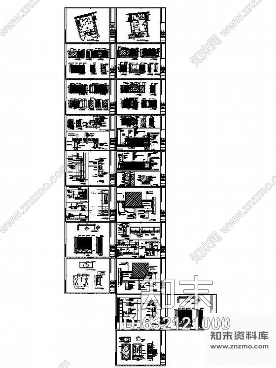 施工图豪华酒店两套SPA房装修图cad施工图下载【ID:632121000】