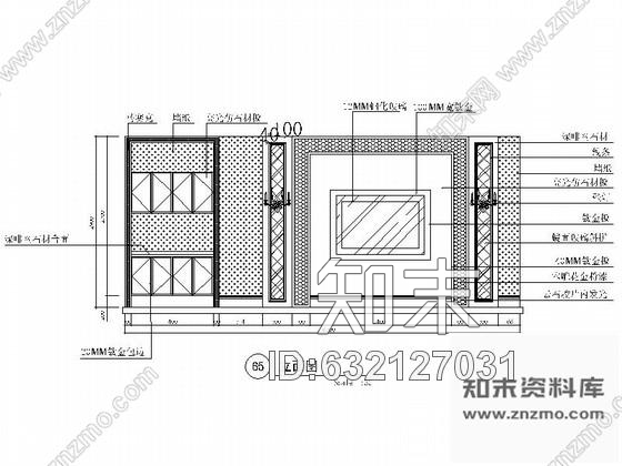 施工图某欧式娱乐会所包房11装修图cad施工图下载【ID:632127031】