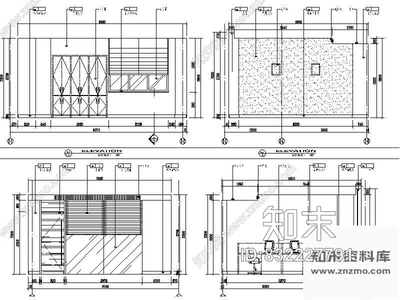 图块/节点总经理室装修详图cad施工图下载【ID:832227791】