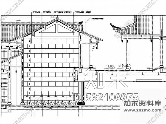 施工图重庆某国际园林博览会展馆室内装饰装修图含实景cad施工图下载【ID:532106975】