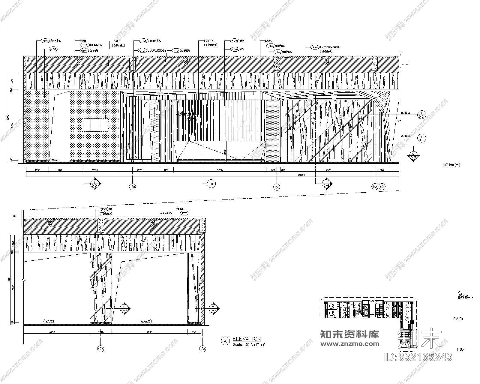 惠州某售楼处施工图附效果图cad施工图下载【ID:832165243】