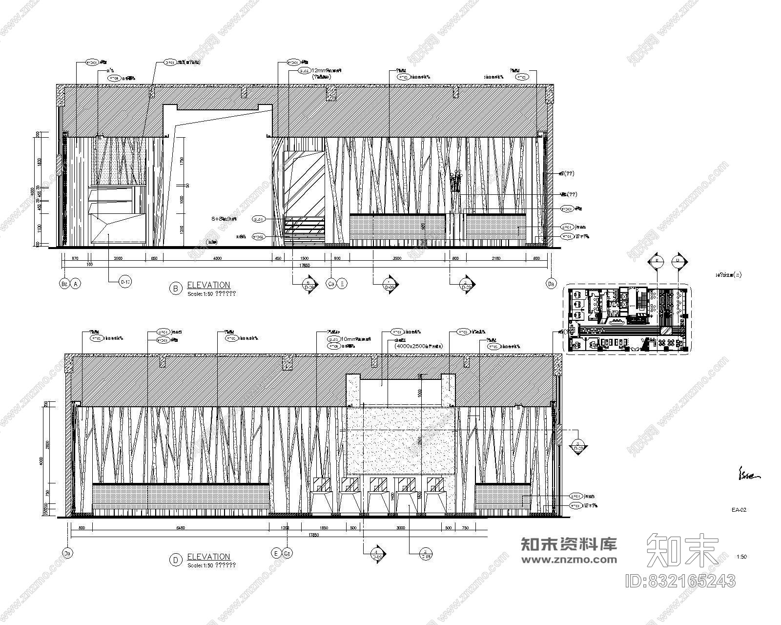 惠州某售楼处施工图附效果图cad施工图下载【ID:832165243】
