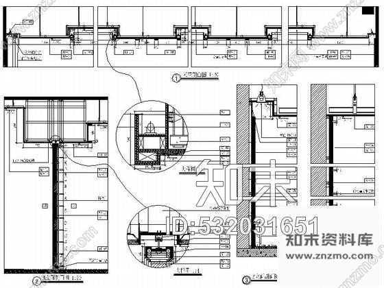 施工图国际酒店婚宴中式餐厅装修施工图cad施工图下载【ID:532031651】