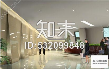 施工图某街道社区服务中心办公空间装修图(含效果)施工图下载【ID:532099848】