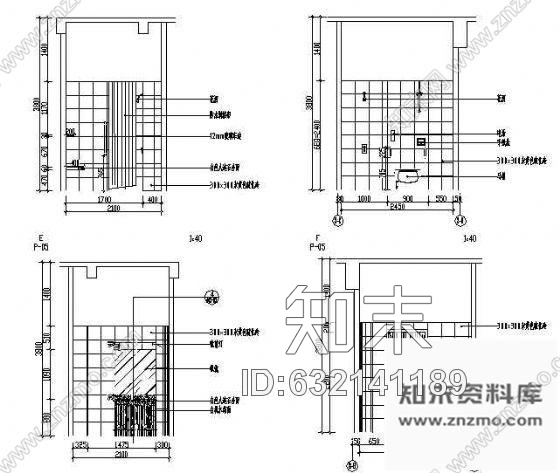 施工图某医院病房大楼装修图纸cad施工图下载【ID:632141189】