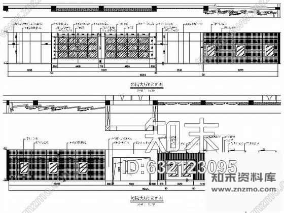 施工图某电影院公共区域及卫生间室内装修施工图含效果cad施工图下载【ID:632123095】