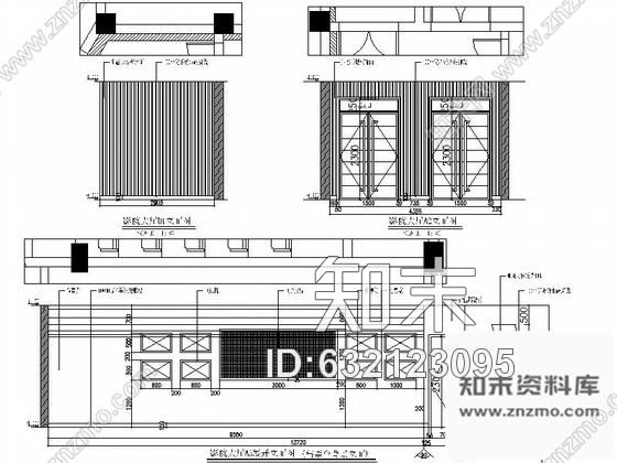 施工图某电影院公共区域及卫生间室内装修施工图含效果cad施工图下载【ID:632123095】