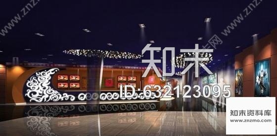 施工图某电影院公共区域及卫生间室内装修施工图含效果cad施工图下载【ID:632123095】