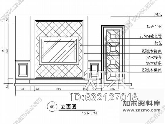 施工图某欧式娱乐会所包房7装修图cad施工图下载【ID:632127018】