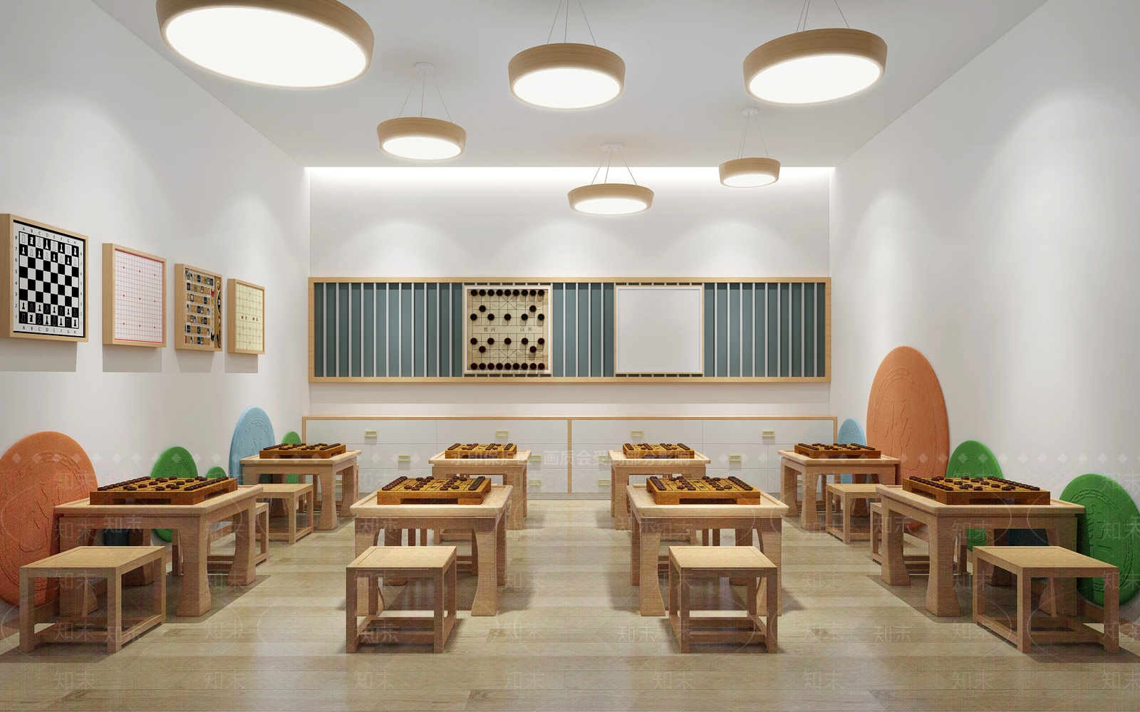 现代象棋教室3D模型【ID:534472821】