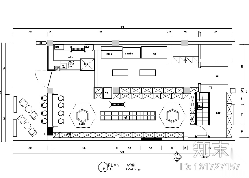 [江苏]进口食品店食字路口设计施工图（附效果图）cad施工图下载【ID:161727157】