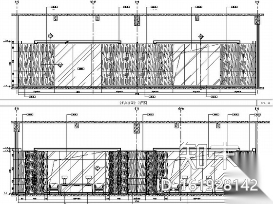 [上海]嘉定区新中式五星级酒店会议室装修施工图（含效果...cad施工图下载【ID:161928142】