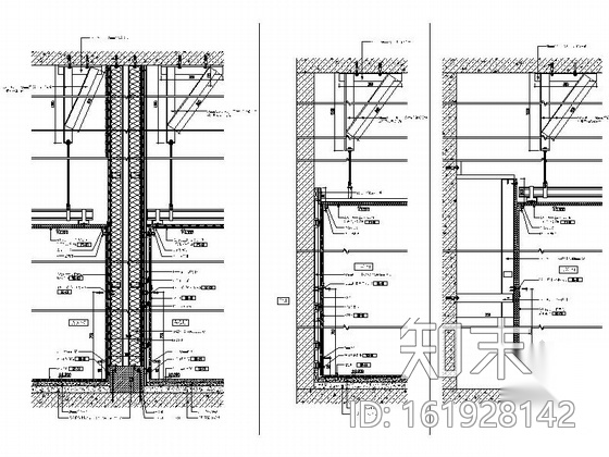 [上海]嘉定区新中式五星级酒店会议室装修施工图（含效果...cad施工图下载【ID:161928142】