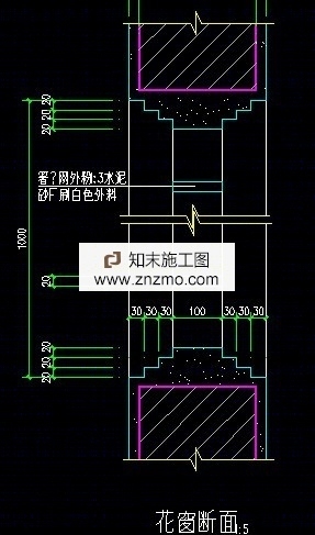 苏式漏窗图块cad施工图下载【ID:36947463】