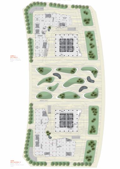 ​[河南]郑州绿地中央广场现代风高层综合体办公建筑设...cad施工图下载【ID:165423133】