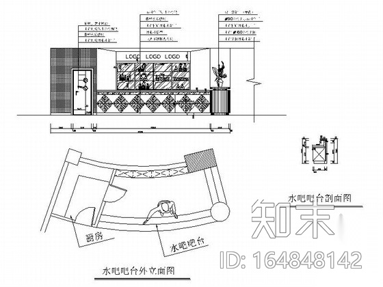 [福建]某保龄球馆室内装修施工图cad施工图下载【ID:164848142】