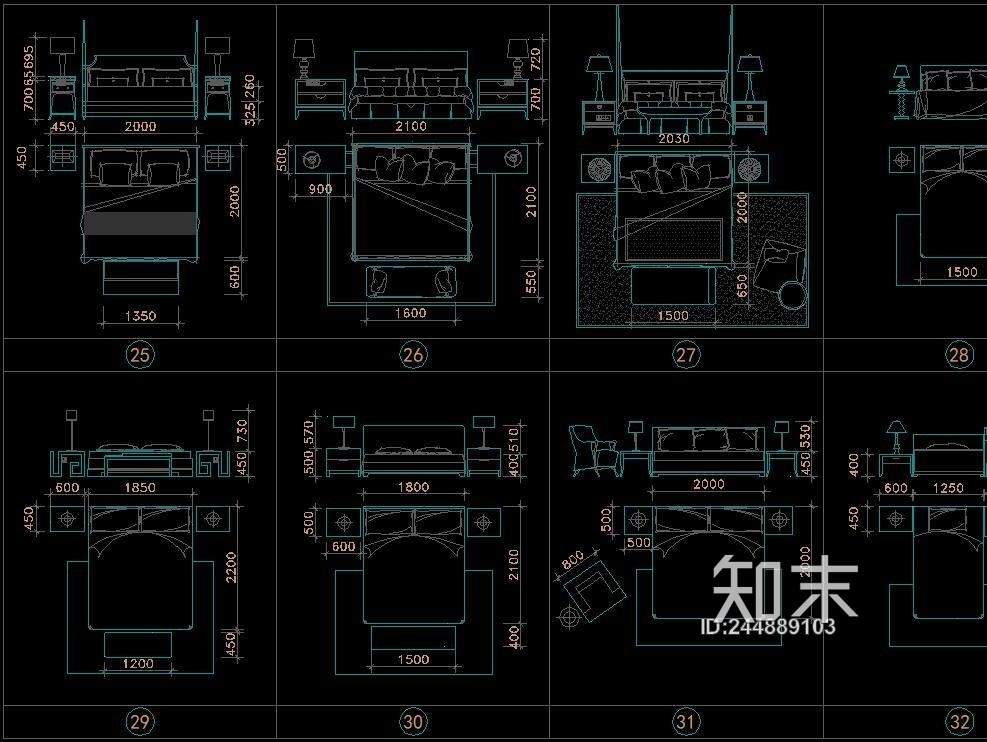 一卜川图库cad施工图下载【ID:244889103】