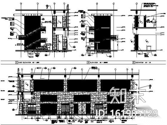 [北京]奢华五星级酒店部分施工图（含实景）cad施工图下载【ID:161985129】