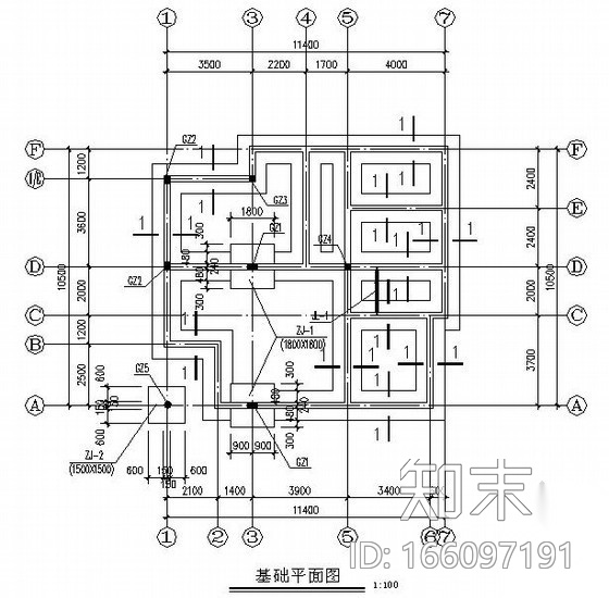 [浙江]三层砌体结构住宅建筑结构施工图（坡屋面cad施工图下载【ID:166097191】