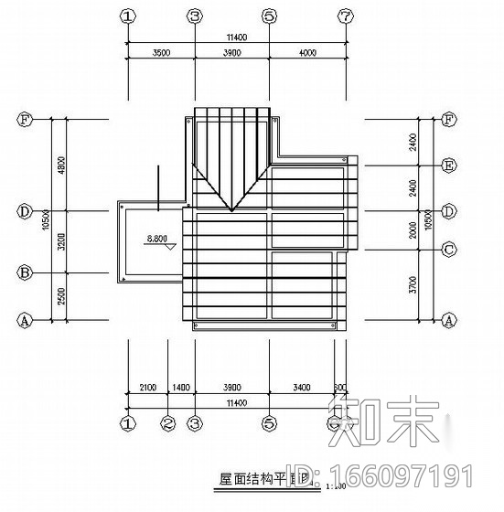 [浙江]三层砌体结构住宅建筑结构施工图（坡屋面cad施工图下载【ID:166097191】