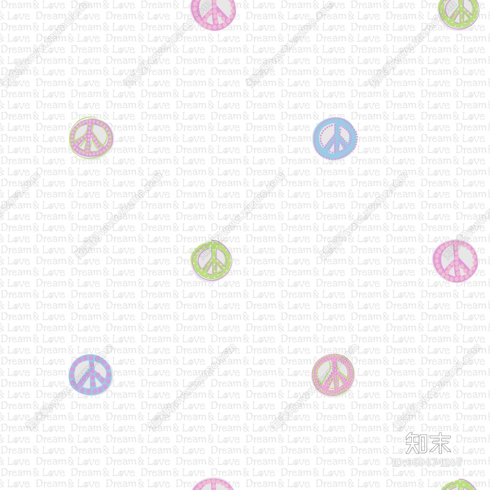 高清北欧儿童房壁布壁纸贴图下载【ID:950874286】