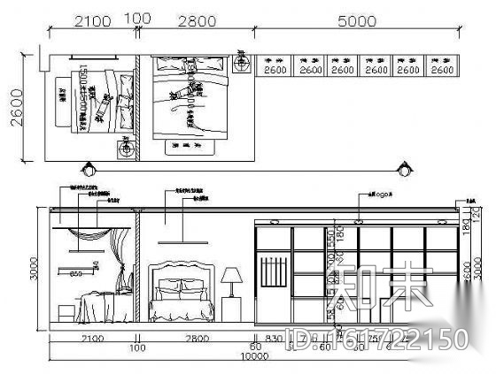 某家纺店装修图cad施工图下载【ID:161722150】