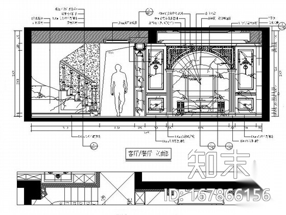 精品双层洋房别墅装修设计CAD施工图（含效果）cad施工图下载【ID:167866156】