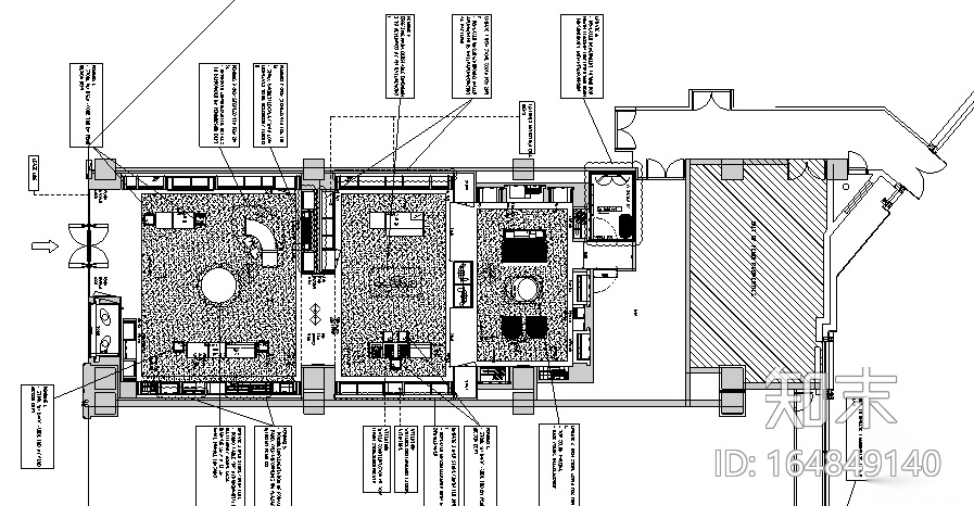 奢华品FENDI设计施工图（附效果图+新理念设计手册+物料...cad施工图下载【ID:164849140】