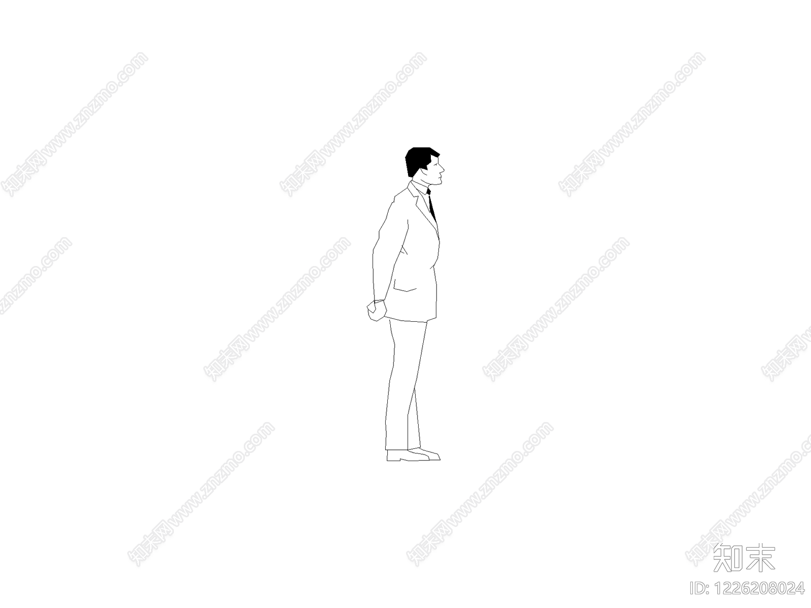 人物cad施工图下载【ID:1226208024】