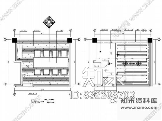 图块/节点茶艺馆包间立面图cad施工图下载【ID:832208703】