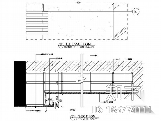 成套灯片、玻璃、镜子墙面造型节点详图CAD图块下载施工图下载【ID:165774111】