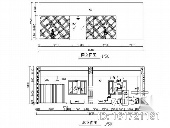 迪奥服装专卖店设计图(含效果)cad施工图下载【ID:161721181】