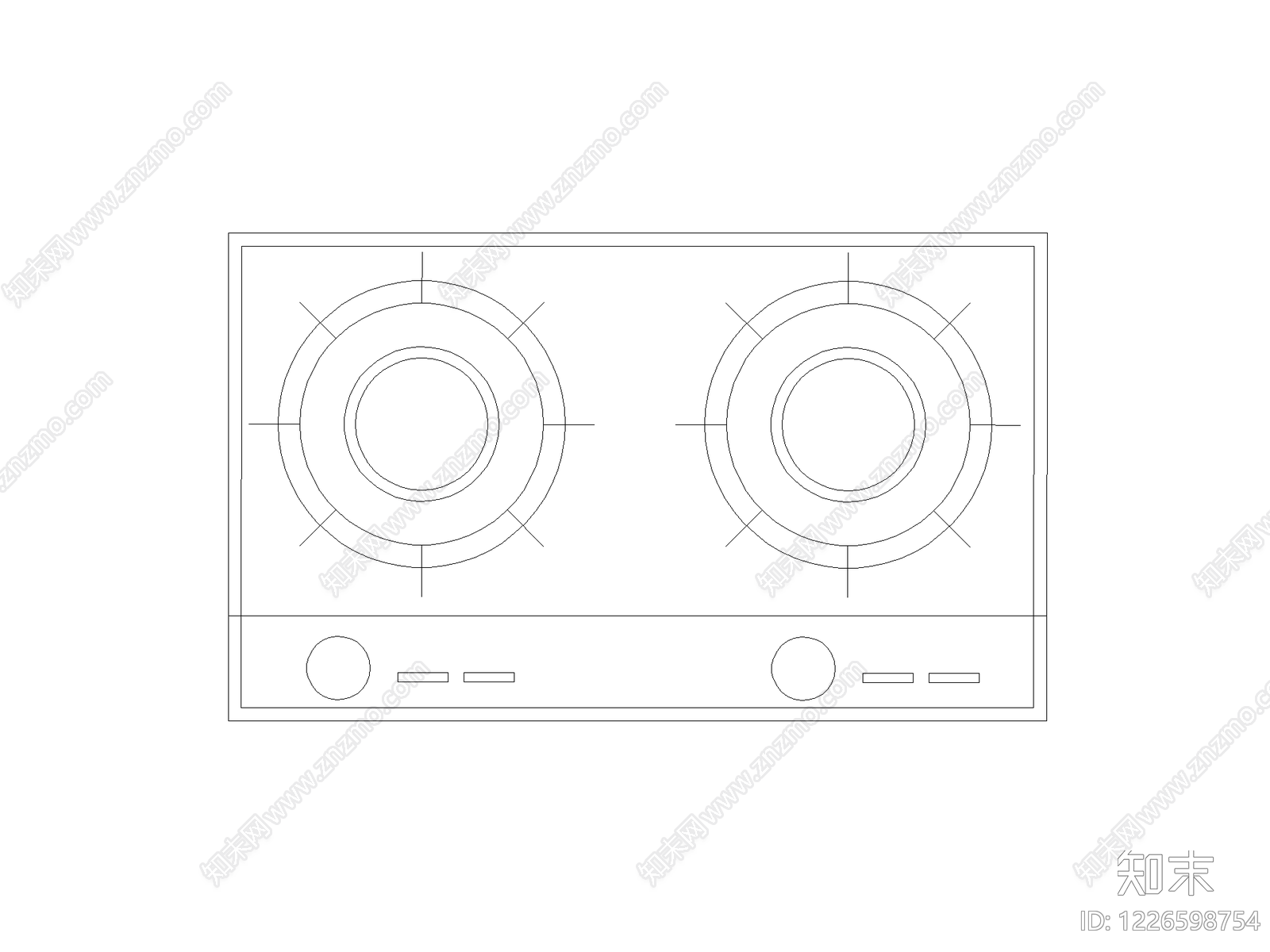 厨房设施cad施工图下载【ID:1226598754】