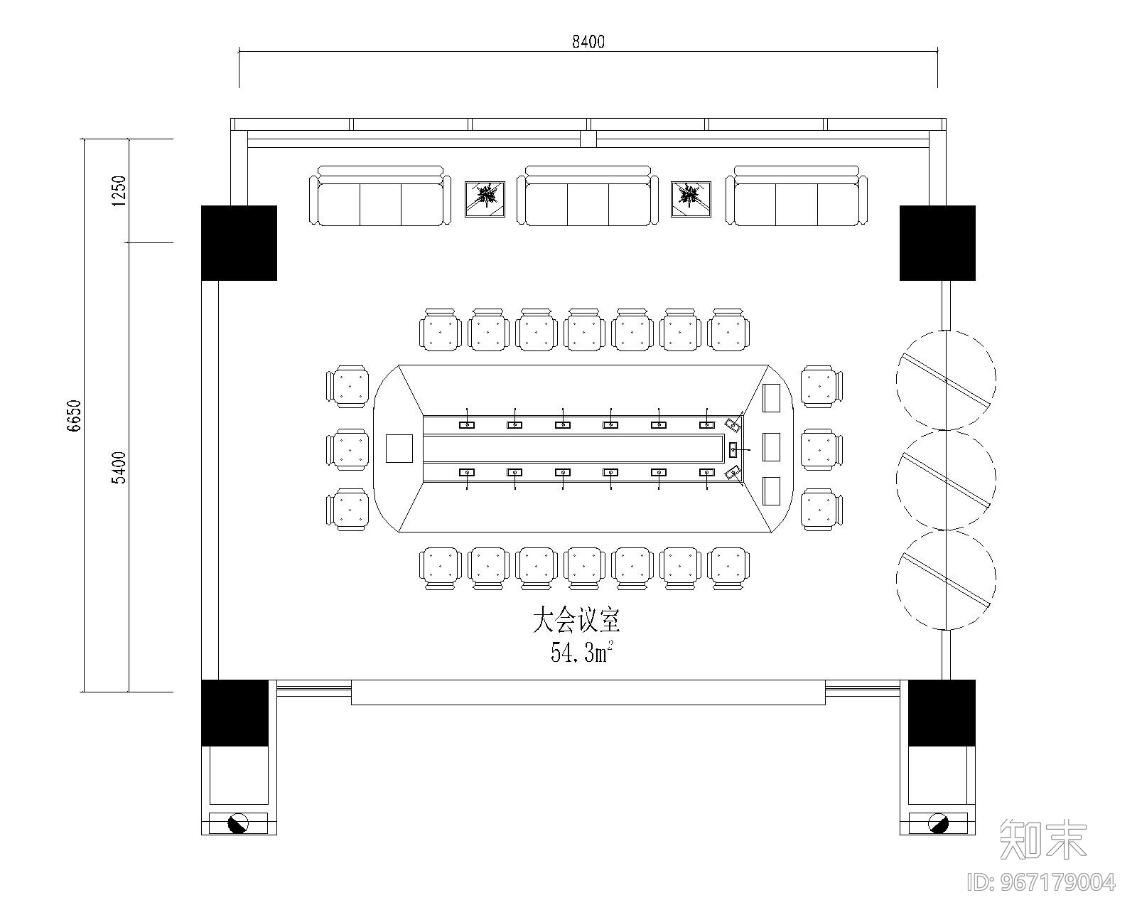 [重庆]某大厦办公室装饰设计全套施工图施工图下载【ID:967179004】