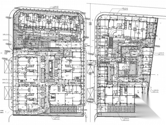 [上海]宜居小区景观规划设计施工图施工图下载【ID:161064132】