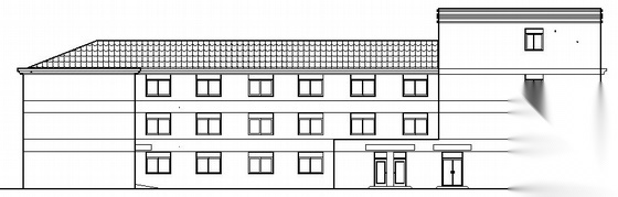 某三层老年公寓建筑施工图cad施工图下载【ID:165601101】