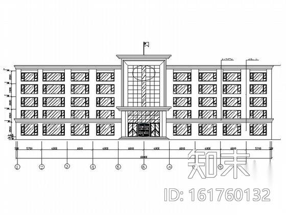 [北京]综合性大型矿业公司办公楼设计施工图（含效果）cad施工图下载【ID:161760132】