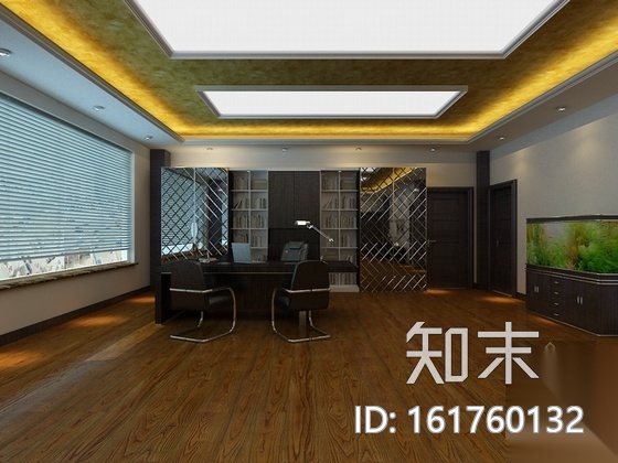 [北京]综合性大型矿业公司办公楼设计施工图（含效果）cad施工图下载【ID:161760132】