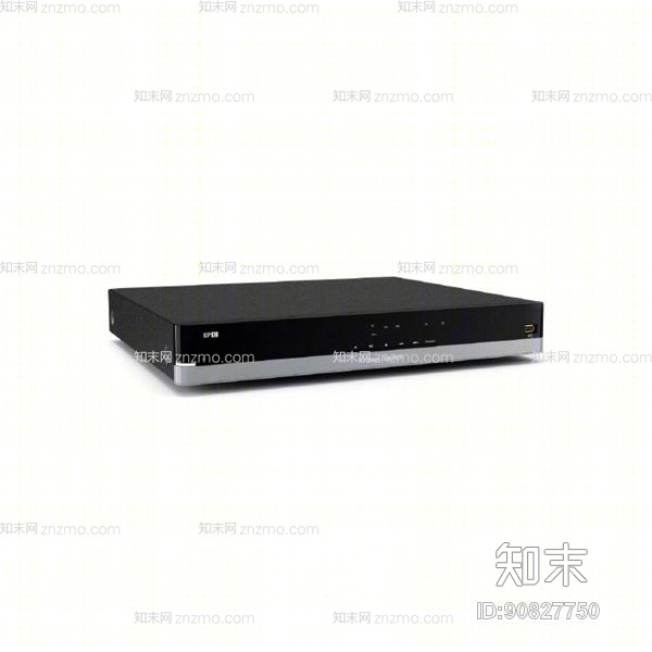 黑色影碟机3D模型下载【ID:90827750】