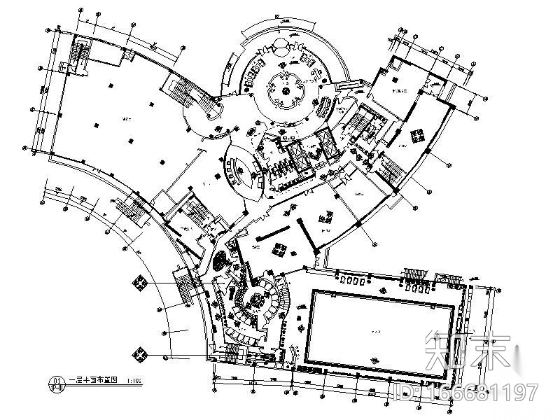 [苏州]某星级酒店式公寓装修图(含效果)cad施工图下载【ID:166681197】