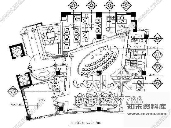 图块/节点办公空间平面方案图施工图下载【ID:832267788】