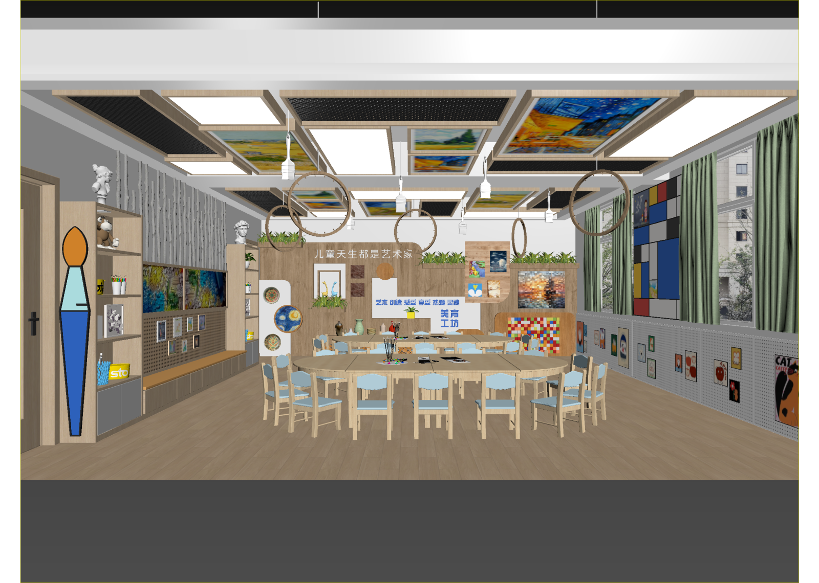 现代儿童乐园3D模型下载【ID:1215089726】
