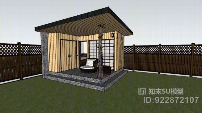 日本现代澡堂SU模型下载【ID:922872107】