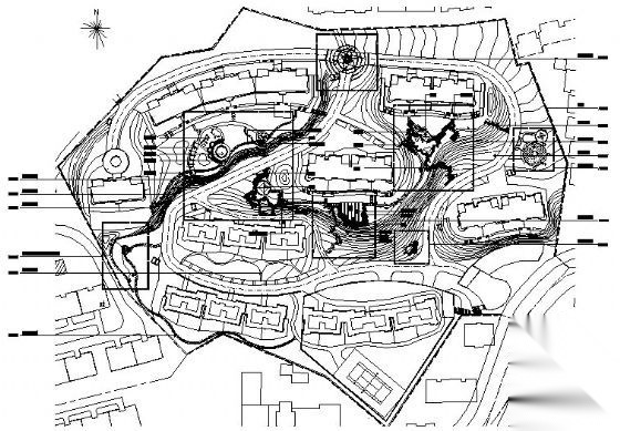 山东威海小区全套景观施工图施工图下载【ID:161121173】