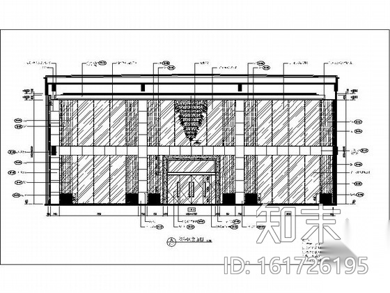 [西安]欧式高端华丽售楼部装修施工图cad施工图下载【ID:161726195】