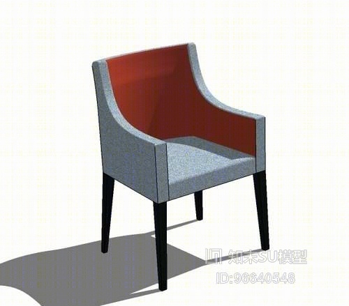 休闲椅子SU模型下载【ID:96640548】